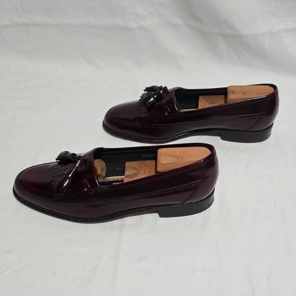 Bruno Magli Made in Italy Vino Burgandy Leather Men\'s Dress Loafer - US 8M main image 6